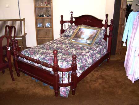 Custom Amish Made Dark Wraparound Bed