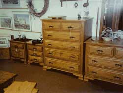 Amish Custom Made Standard Oak Chest of Drawers