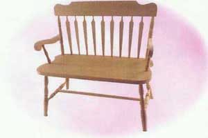 Amish Made Deacon Bench