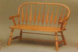 Amish Made Feather Bench
