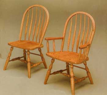 Amish Made Bent Feather Chair