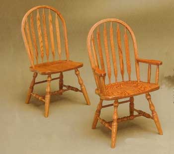 Amish Made Bent Paddle Chair