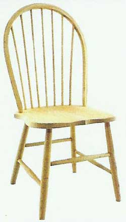 Amish Made Bent Spindle Chair