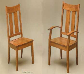 Amish Made Mission Aspen Chair