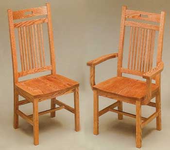 Amish Made Mission Bayhill Chair