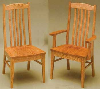Amish Made Mission Brookline Chair