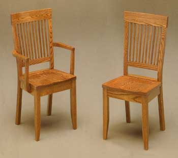 Amish Made Mission Jefferson Chair