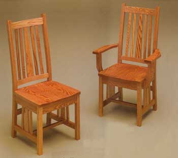 Amish Made Mission Markley Chair