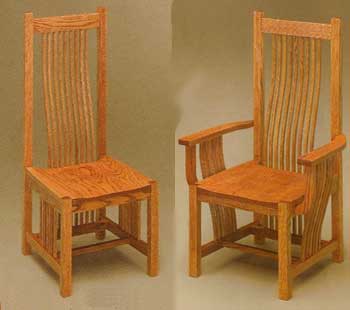 Amish Made Mission Midway Chair