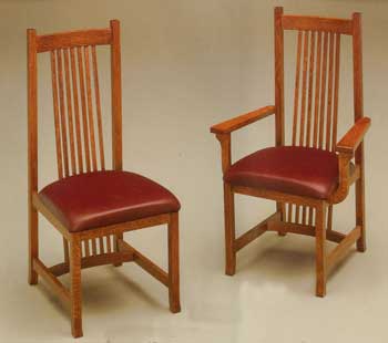 Amish Made Mission Shaker Hill Chair