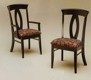 Amish Made Brookfield Queen Anne Chairs