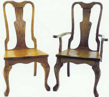 Amish Made Queen Anne Chairs