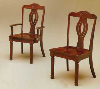 Amish Made Princeton Queen Anne Chairs