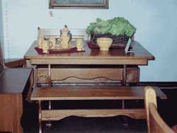 Amish Custom Made Oak Farmhouse Nook