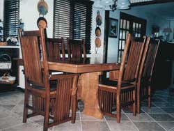 Amish Custom Made Maple Farmhouse Trestle Table