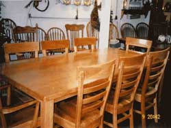 Amish Custom Made Cherry Farmhouse / Mission Table