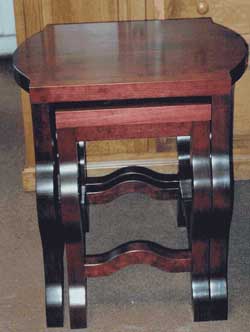 Amish Custom Made Cherry Special Stacking End Table