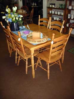 Amish Custom Made Oak Farmhouse Table